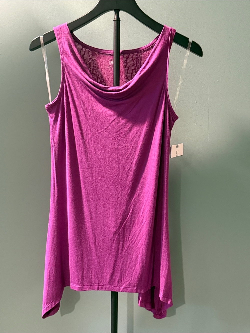 GAIAM Women's Sleeveless Cowl Neck Tank Top